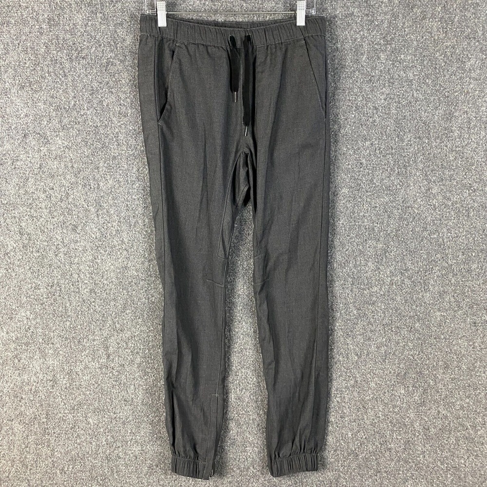 Pacsun Joggers Men's Small Athletic Drawstring Stretch Gray Polyester Blend S